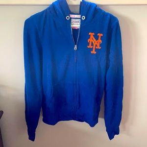 PINK New York Mets zip up hoodie